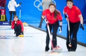 (BEIJING2022)CHINA-BEIJING-WINTER OLYMPIC GAMES-CURLING-WOMEN'S ROUND ROBIN-CHN vs ROC (CN)