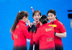 (BEIJING2022)CHINA-BEIJING-WINTER OLYMPIC GAMES-CURLING-WOMEN'S ROUND ROBIN-CHN vs ROC (CN)