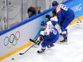 (BEIJING2022)CHINA-BEIJING-OLYMPIC WINTER GAMES-ICE HOCKEY-MEN'S QUALIFICATION PLAY-OFF-SVK VS GER (CN)