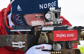 (BEIJING2022)CHINA-ZHANGJIAKOU-OLYMPIC WINTER GAMES-BIATHLON-MEN'S 4X7.5KM RELAY (CN)