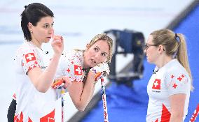 (BEIJING2022)CHINA-BEIJING-WINTER OLYMPIC GAMES-CURLING-WOMEN'S ROUND ROBIN-USA vs SUI (CN)