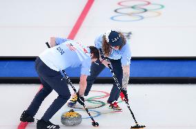 (BEIJING2022)CHINA-BEIJING-WINTER OLYMPIC GAMES-CURLING-MEN'S ROUND ROBIN-SUI vs USA (CN)