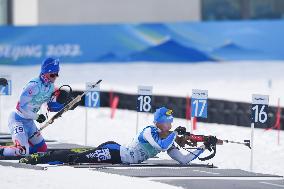 (BEIJING2022)CHINA-ZHANGJIAKOU-OLYMPIC WINTER GAMES-BIATHLON-MEN'S 4X7.5KM RELAY (CN)