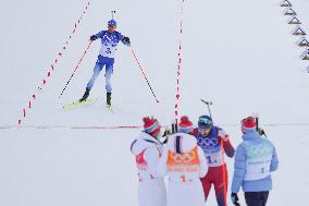 (BEIJING2022)CHINA-ZHANGJIAKOU-OLYMPIC WINTER GAMES-BIATHLON-MEN'S 4X7.5KM RELAY (CN)