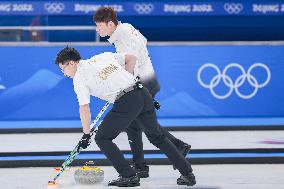 (BEIJING2022)CHINA-BEIJING-OLYMPIC WINTER GAMES-CURLING-MEN'S ROUND ROBIN SESSION-CHN VS CAN (CN)