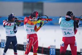 (BEIJING2022)CHINA-ZHANGJIAKOU-OLYMPIC WINTER GAMES-BIATHLON-MEN'S 4X7.5KM RELAY (CN)