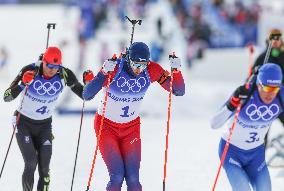 (BEIJING2022)CHINA-ZHANGJIAKOU-OLYMPIC WINTER GAMES-BIATHLON-MEN'S 4X7.5KM RELAY (CN)