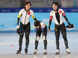 (BEIJING2022)CHINA-BEIJING-OLYMPIC WINTER GAMES-SPEED SKATING-WOMEN'S TEAM PURSUIT (CN)