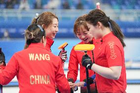 (BEIJING2022)CHINA-BEIJING-WINTER OLYMPIC GAMES-CURLING-WOMEN'S ROUND ROBIN-CHN vs ROC (CN)