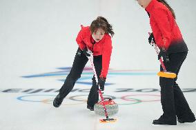 (BEIJING2022)CHINA-BEIJING-WINTER OLYMPIC GAMES-CURLING-WOMEN'S ROUND ROBIN-CHN vs ROC (CN)