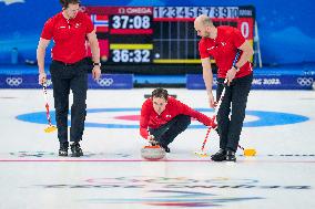 (BEIJING2022)CHINA-BEIJING-WINTER OLYMPIC GAMES-CURLING-MEN'S ROUND ROBIN-NOR vs CHN (CN)