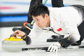 (BEIJING2022)CHINA-BEIJING-WINTER OLYMPIC GAMES-CURLING-MEN'S ROUND ROBIN-NOR vs CHN (CN)