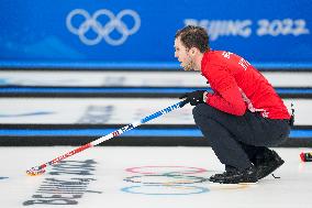 (BEIJING2022)CHINA-BEIJING-WINTER OLYMPIC GAMES-CURLING-MEN'S ROUND ROBIN-NOR vs CHN (CN)