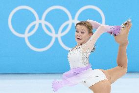 (BEIJING2022)CHINA-BEIJING-OLYMPIC WINTER GAMES-FIGURE SKATING-WOMEN SINGLE SKATING-SHORT PROGRAM (CN)