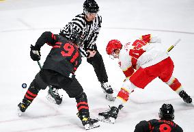 (BEIJING2022)CHINA-BEIJING-OLYMPIC WINTER GAMES-ICE HOCKEY-MEN'S QUALIFICATION PLAY-OFF-CAN VS CHN (CN)