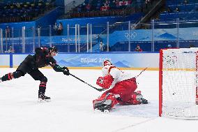 (BEIJING2022)CHINA-BEIJING-OLYMPIC WINTER GAMES-ICE HOCKEY-MEN'S QUALIFICATION PLAY-OFF-CAN VS CHN (CN)
