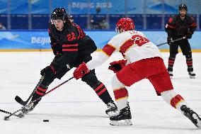(BEIJING2022)CHINA-BEIJING-OLYMPIC WINTER GAMES-ICE HOCKEY-MEN'S QUALIFICATION PLAY-OFF-CAN VS CHN (CN)