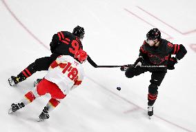 (BEIJING2022)CHINA-BEIJING-OLYMPIC WINTER GAMES-ICE HOCKEY-MEN'S QUALIFICATION PLAY-OFF-CAN VS CHN (CN)