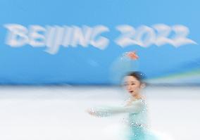 (BEIJING2022)CHINA-BEIJING-OLYMPIC WINTER GAMES-FIGURE SKATING-WOMEN SINGLE SKATING-SHORT PROGRAM (CN)