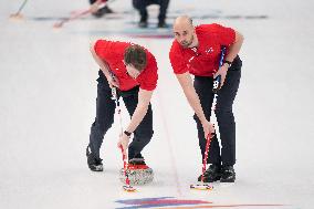 (BEIJING2022)CHINA-BEIJING-WINTER OLYMPIC GAMES-CURLING-MEN'S ROUND ROBIN-NOR vs CHN (CN)
