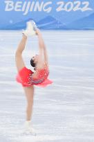 (BEIJING2022)CHINA-BEIJING-OLYMPIC WINTER GAMES-FIGURE SKATING-WOMEN SINGLE SKATING-SHORT PROGRAM (CN)