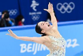 (BEIJING2022)CHINA-BEIJING-OLYMPIC WINTER GAMES-FIGURE SKATING-WOMEN SINGLE SKATING-SHORT PROGRAM (CN)