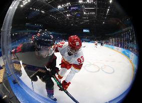 (BEIJING2022)CHINA-BEIJING-OLYMPIC WINTER GAMES-ICE HOCKEY-MEN'S QUALIFICATION PLAY-OFF-CAN VS CHN (CN)