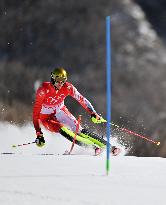 (XHTP)(BEIJING2022)CHINA-BEIJING-OLYMPIC WINTER GAMES-ALPINE SKIING-MEN'S SLALOM (CN)