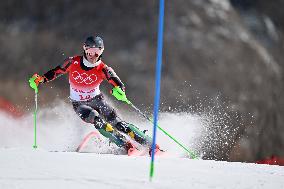 (XHTP)(BEIJING2022)CHINA-BEIJING-OLYMPIC WINTER GAMES-ALPINE SKIING-MEN'S SLALOM (CN)