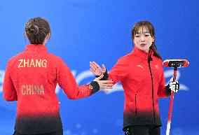 (XHTP)(BEIJING2022)CHINA-BEIJING-OLYMPIC WINTER GAMES-CURLING-WOMEN'S ROUND ROBIN SESSION-CHN VS GBR (CN)