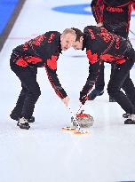 (BEIJING2022)CHINA-BEIJING-OLYMPIC WINTER GAMES-CURLING-MEN'S ROUND ROBIN SESSION-CHN VS CAN (CN)