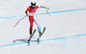 (BEIJING2022)CHINA-BEIJING-OLYMPIC WINTER GAMES-ALPINE SKIING-WOMEN'S DOWNHILL (CN)