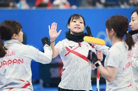 (BEIJING2022)CHINA-BEIJING-OLYMPIC WINTER GAMES-WOMEN'S ROUND ROBIN SESSION-GRB VS JPN (CN)