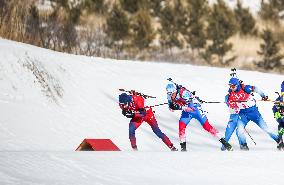 (XHTP)(BEIJING2022)CHINA-ZHANGJIAKOU-OLYMPICS WINTER GAMES-BIATHLON-MEN'S 4X7.5KM RELAY (CN)