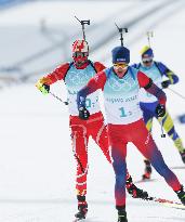 (XHTP)(BEIJING2022)CHINA-ZHANGJIAKOU-OLYMPICS WINTER GAMES-BIATHLON-MEN'S 4X7.5KM RELAY (CN)