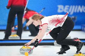 (BEIJING2022)CHINA-BEIJING-OLYMPIC WINTER GAMES-WOMEN'S ROUND ROBIN SESSION-DEN VS SWE (CN)