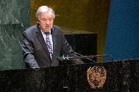 UN-GENERAL ASSEMBLY-GUTERRES-GLOBAL COMPACT FOR MIGRATION-BRIEFING