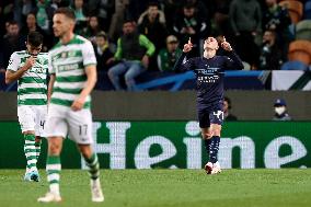 (SP)PORTUGAL-LISBON-UEFA CHAMPIONS LEAGUE-ROUND OF 16-MANCHESTER CITY VS SPORTING CP