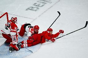 (BEIJING2022)CHINA-BEIJING-OLYMPIC WINTER GAMES-ICE HOCKEY-MEN'S QUATERFINAL-ROC VS DEN (CN)