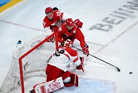 (BEIJING2022)CHINA-BEIJING-OLYMPIC WINTER GAMES-ICE HOCKEY-MEN'S QUATERFINAL-ROC VS DEN (CN)