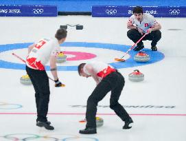(BEIJING2022)CHINA-BEIJING-OLYMPIC WINTER GAMES-CURLING-MEN'S ROUND ROBIN SESSION-CHN VS SUI (CN)