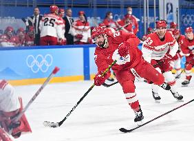 (BEIJING2022)CHINA-BEIJING-OLYMPIC WINTER GAMES-ICE HOCKEY-MEN'S QUATERFINAL-ROC VS DEN (CN)