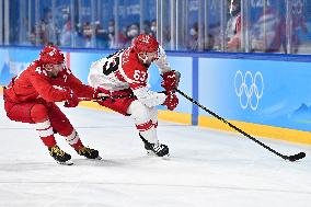 (BEIJING2022)CHINA-BEIJING-OLYMPIC WINTER GAMES-ICE HOCKEY-MEN'S QUATERFINAL-ROC VS DEN (CN)