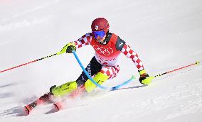 (BEIJING2022)CHINA-BEIJING-OLYMPIC WINTER GAMES-ALPINE SKIING-MEN'S SLALOM (CN)