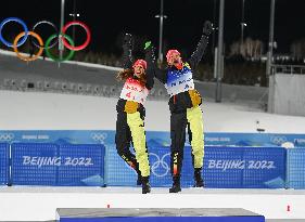 (BEIJING2022)CHINA-ZHANGJIAKOU-OLYMPIC WINTER GAMES-CROSS-COUNTRY SKIING-WOMEN'S TEAM SPRINT CLASSIC- FINAL (CN)