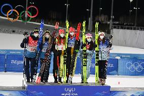 (BEIJING2022)CHINA-ZHANGJIAKOU-OLYMPIC WINTER GAMES-CROSS-COUNTRY SKIING-WOMEN'S TEAM SPRINT CLASSIC- FINAL (CN)