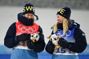 (BEIJING2022)CHINA-ZHANGJIAKOU-OLYMPIC WINTER GAMES-CROSS-COUNTRY SKIING-WOMEN'S TEAM SPRINT CLASSIC- FINAL (CN)