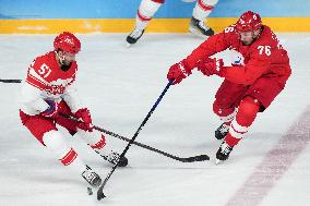 (BEIJING2022)CHINA-BEIJING-OLYMPIC WINTER GAMES-ICE HOCKEY-MEN'S QUATERFINAL-ROC VS DEN (CN)