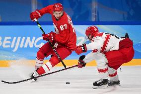 (BEIJING2022)CHINA-BEIJING-OLYMPIC WINTER GAMES-ICE HOCKEY-MEN'S QUATERFINAL-ROC VS DEN (CN)