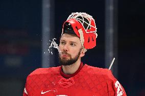 (BEIJING2022)CHINA-BEIJING-OLYMPIC WINTER GAMES-ICE HOCKEY-MEN'S QUATERFINAL-ROC VS DEN (CN)